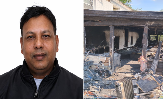 ভার্জিনিয়ায় ভয়াবহ অগ্নিকাণ্ডে সর্বস্ব হারালেন সাংবাদিক ও মানবাধিকারকর্মী শরিফুর রহমান
