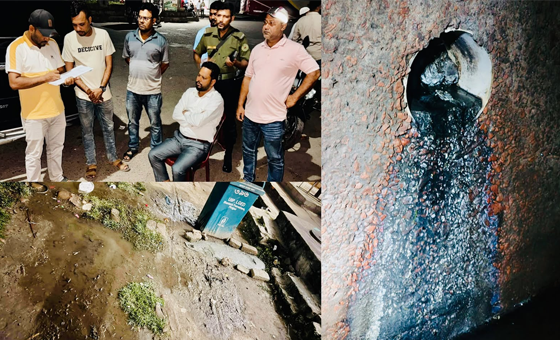 ভান্ডারিয়া বাসস্ট্যান্ড রাস্তায় নোংরা পানি ফেলায় ১২ হাজার টা...