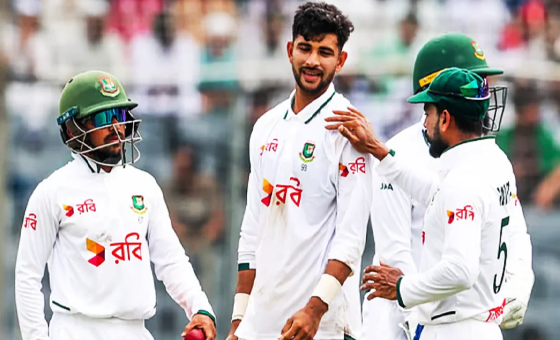 নাঈমের ঘূর্ণিতে ২৪৫ রানেই অলআউট ওয়েস্ট ইন্ডিজ