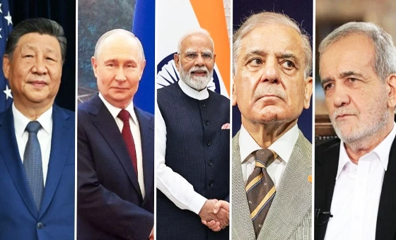 এসসিও সম্মেলনে এক মঞ্চে শি-পুতিন-মোদি-পেজেশকিয়ান