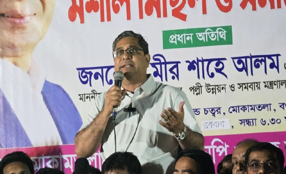 বিএনপি কোনো হুমকি-ধমকিতে ভয় পায় না: মীর শাহে আলম