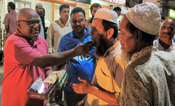 রুহুল কবির রিজভী ভারপ্রাপ্ত মহাসচিব হওয়ায় কুড়িগ্রামে আনন্দ-উল্লাস
