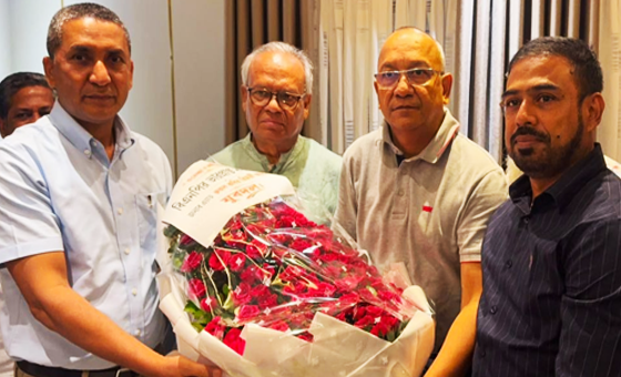 রুহুল কবির রিজভীর সঙ্গে যুবদল সভাপতি-সাধারণ সম্পাদকের সৌজন্য...